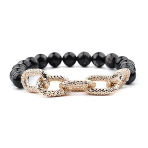 Bracelet Perles Femme Fantaisie Pierre