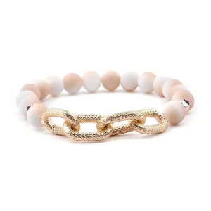 Bracelet Femme Perles Fantaisie Pierre