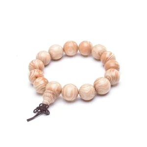Bracelet Homme Boules Bois Perles