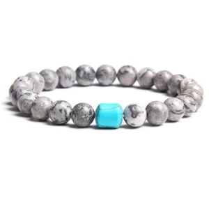 Bracelet Homme Avec Perles Boule