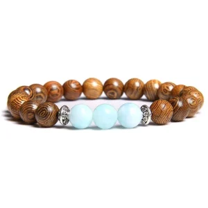 Bracelet Perles Naturelles Homme Boule