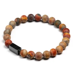 Bracelet Homme Perles Luxe Pierre