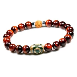 Bracelet Homme En Perle Agate